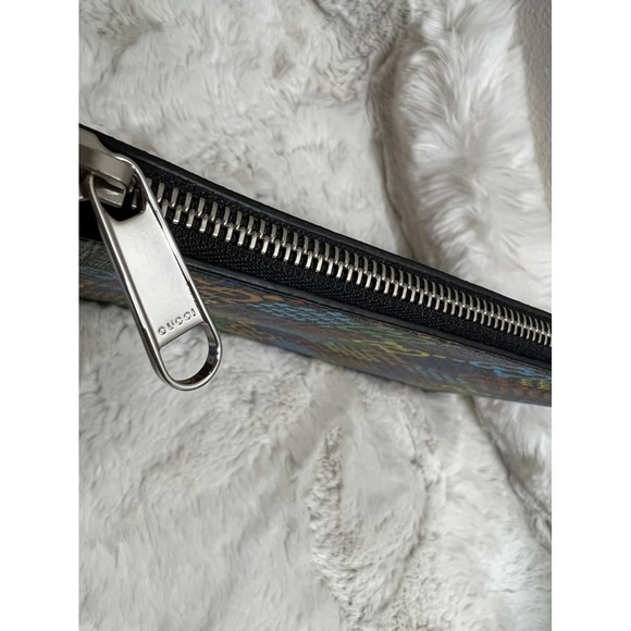 New Gucci GG Supreme Monogram Psychedelic Portfolio Pouch clutch wristlet bag - Picture 7 of 11